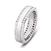 14k White Gold Men's Diamond Wedding Band