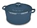 Kitchen & Housewares : Cuisinart Chef's Classic Enameled Cast Iron 5-Quart Round Covered Casserole, Provencal Blue