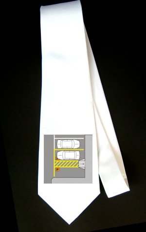 Parking Space Dividing Lines Party Decoration Necktie