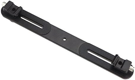 RivenAn Aluminum Alloy Adjustable Dual Flash Hot Shoe Mount Bracket Plate Head Umbrella Holder Adapter for Video Lights, Microphones or Monitors, Nikon and Canon Speedlight, DSLR Camera