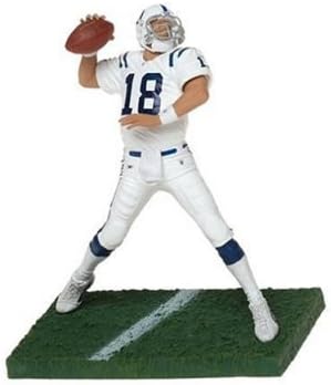 McFarlane NFL 8 Peyton Manning Colts White Jersey Figure Super Bowl XLI