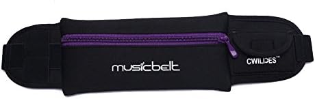 Sunny Boy outdoor waist belt fanny pack for Night /Early Morning Running Cycling Hiking Fishing Treadmil high elasticity waterproof bag for iphone 6/6s plus (purple, small)