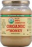Sale YS Organic Bee Farms CERTIFIED ORGANIC RAW HONEY 100% CERTIFIED ORGANIC HONEY Raw, Unprocessed, Unpasteurized - Kosher 32oz by YS Organic