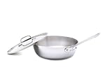 All-Clad Stainless 3-Quart Saucier with Lid and Pour Spouts