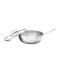 All-Clad Stainless 3-Quart Saucier with Lid and Pour Spouts