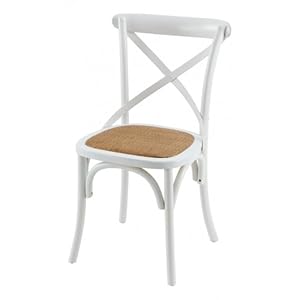 Chaise bistrot blanche Villa Florence Villa Florence