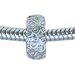 4 SILVER Scroll Spacer Bead fits Pandora Biagi Chamilia