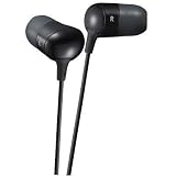 JVC HAFX35B Soft Marshmallow headphone (Black)