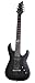 Schecter Blackjack Slim Line Series C-7 7-String Electric Guitar, Satin Black, with Passive Pickups