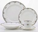 Mikasa Montpellier 20 Piece Service for 4 Dinnerware Fine China Set