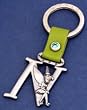 Tinker Bell Letter N Pewter Key Chain