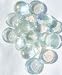 Iridescent Clear Floral Marbles