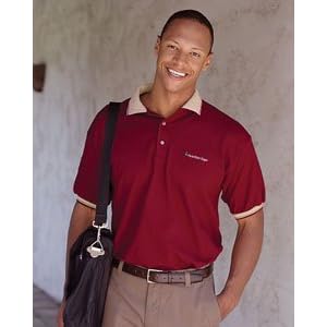 Buy 7 oz Cotton Pique Polo Shirt with Jacquard Birdseye Trim by Gildan (Style# 31000) by Gildan