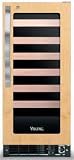 Kitchen & Housewares : DFUW154CL Viking 15' Undercounter Wine Cellar Clear Glass Door - Left Hinge - Custom Panel