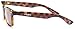 Gamma Ray Polarized UV400 Classic Style Sunglasses with Mirror Lens, Tortoise Frame Copper Lens
