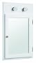 Design House 537951 18-Inch by 30-Inch Concord Ready-To-Assemble 2 Light Corner Medicine Cabinet, White