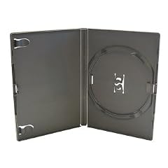 AMARAY DVD Hülle, Hüllen schwarz für 1 Disc 14mm - 100 Stück