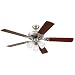 Westinghouse 7867865 Vintage 52 Inch Ceiling Fan, Brushed Nickel Finish