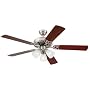 Westinghouse 7867865 Vintage 52 Inch Ceiling Fan, Brushed Nickel Finish