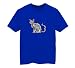 devon rex - Devon Rex- Image - Youth T-Shirt, Deep Royal Blue, Medium
