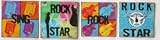 4 Hard Rock N Roll Metal Signs Plaques Wall Art Kid's Room Review