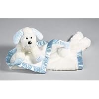 Douglas Blue and White My Banky Baby Lovie Cuddle Blanket