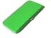 Flat Wallet with Zipper Pocket, Checkbook , Id Photos. Drivers License, Credit Card Holders (Lime Green)