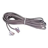 AT&T 14ft. Line Cord, Clear