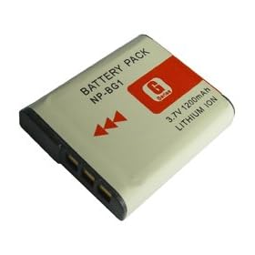 Mobilizers - Batterie de remplacement Haute Capacit� pour G Type Sony NP-BG1 1200mAh pour DSC W300 W270 W220 W210 , CyberShot Models (Check Full DSC Models List Below)