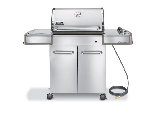 Weber 3880001 Genesis S-320 Natural Gas Grill, Stainless Steel