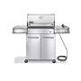 Weber 3880001 Genesis S-320 Natural Gas Grill, Stainless Steel
