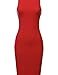 Awesome21 Women's Bodycon Midi Dress in