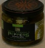 Gourmet Food : Divina Green Kardoula Peppers W/ FETA cheese