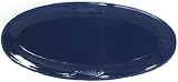 Blue Fish Ceramic Pottery Salmon Large Oval Platter 21 3/4" x 9 1/2" x 1 1/2"