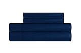 Pure Fiber Viscose Derived from Bamboo Sheet Set, King, Marina Blue