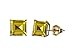 10k Yellow Gold Princess Square Created Yellow title=