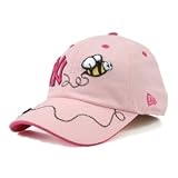 New York Yankees Girls MLB Cap New Era Bumble Bee Pink Childs Hat by Pro Logo Gear