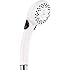 Delta 75009WH Universal Showering Components, Full Spray Push Button Hand Shower, White