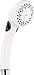 Delta 75009WH Universal Showering Components, Full Spray Push Button Hand Shower, White