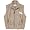 Men's Lined German Shepherd White Fleece Vest