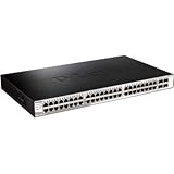 D-Link DGS-1210-52 Websmart Gigabit Switch with 48 1000Base-T and 4 SFP Ports