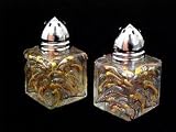 Fireworks Design - Hand Painted - Mini Salt & Pepper,.5 oz., Set of 2 Fireworks Design - Hand Painted - Mini Salt & Pepper,.5 oz., Set