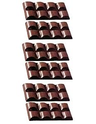 Buy Fat Daddio's Rounded Square Bar Polycarbonate Candy Mold, 6-Bars Per Tray