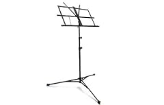 Black Foldable Music Stand: Extra-robust, quick setup Music Stand