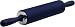 Kitchen & Housewares : Fiesta Products Traditional Rubber Handles Sil-pin Silicone Rolling Pin, Navy Blue