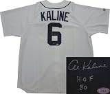 Al Kaline Signed Detroit Tigers White Majestic Jersey - HOF 80