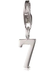VINANI brand Germany 925 Sterling Silver Charm Pendant Number 7 shiny Digit HZSI