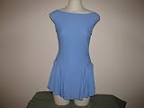 Light Blue Skating Dress with Cap Sleeve
