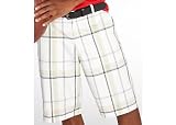 Ryan Sheckler Plaid Walking Shorts WHITE MULTI 36W