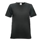 Fruit of the Loom New Slim Fit T Shirt. Das Qualit�ts Shirt im Stretch Style. K�rperbetonter Schnitt und Elastananteil in 8 Farben und den Gr�ssen S bis XXL Schwarz,Lvon "Fruit of the Loom"